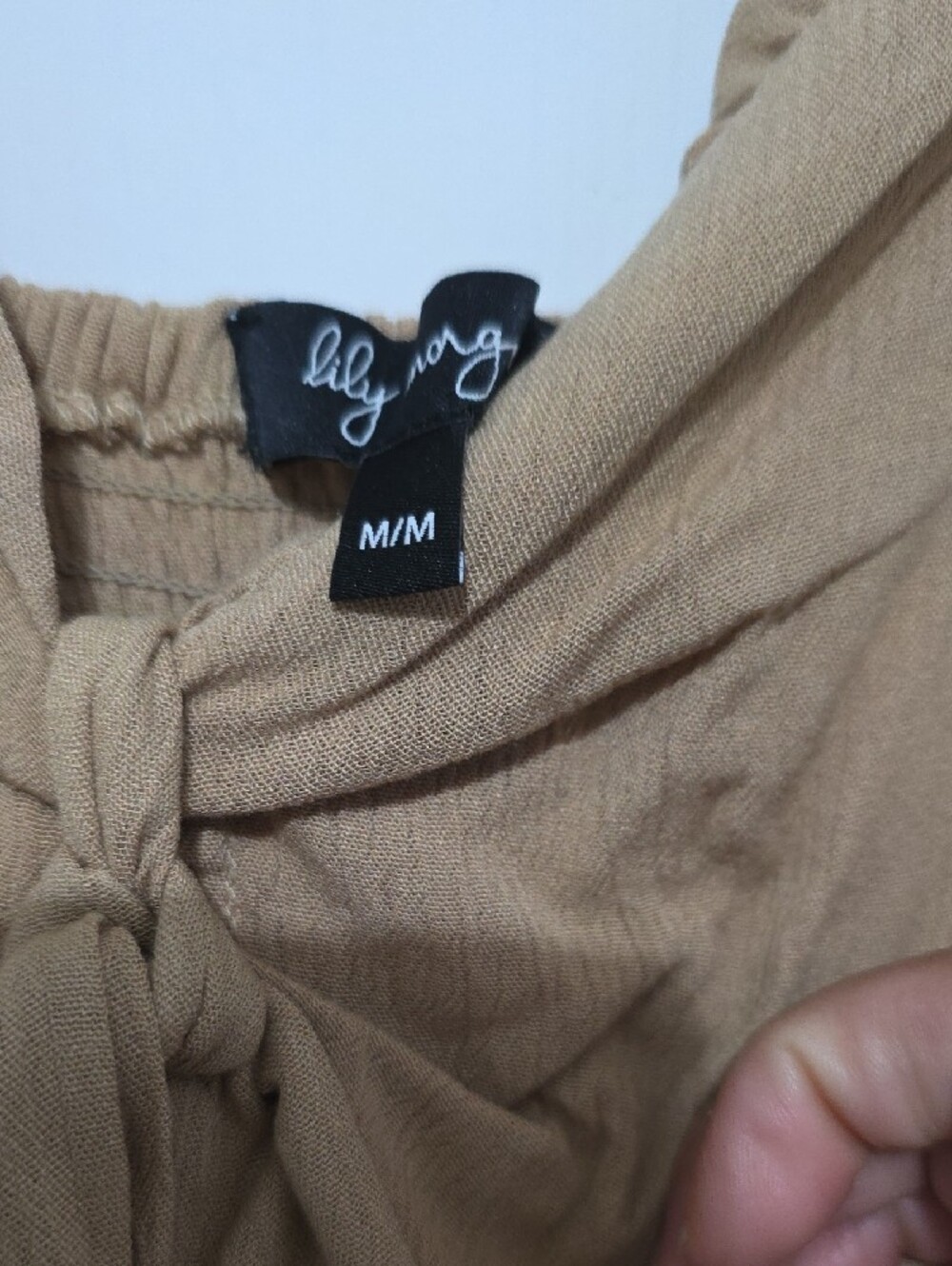 Beige Tie-Front Spaghetti Strap Maxi Dress - Picture 2 of 6